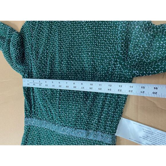 NWT MAC DUGGAL DRESS GOWN 6 GREEN MOTHER OF THE BRIDE EVENING HOLIDAYS FORMAL - Picture 14 of 16